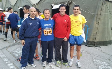 Pradolongueros en la maratón de Madrid 2012