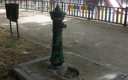 Fuente en el parque de Pradolongo
